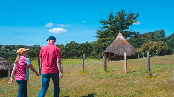 Iron Age roundhouses at Castell Henllys Iron Age Village