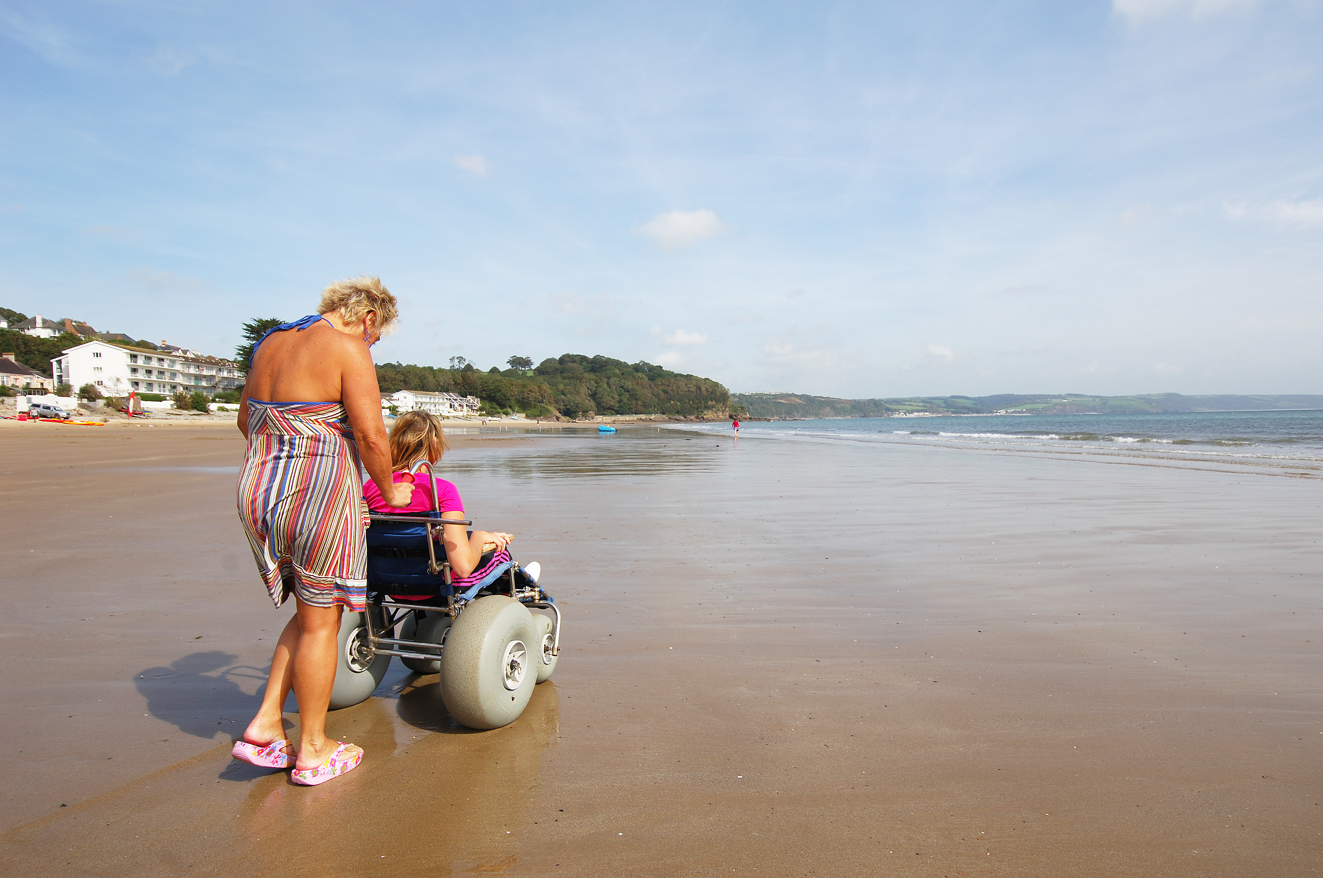 Beach Wheelchair on Saundersfoot