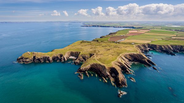 Aerial Photo of Deer Park, Marloes, Pembrokeshire Coast National Park, Wales, UK