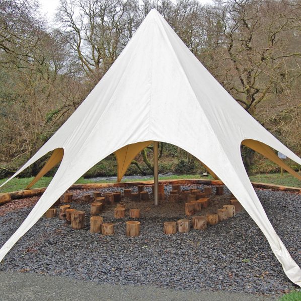 Tipi at Castell Henllys Iron Age Village